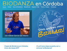 Tablet Screenshot of biodanza-adrian.com.ar